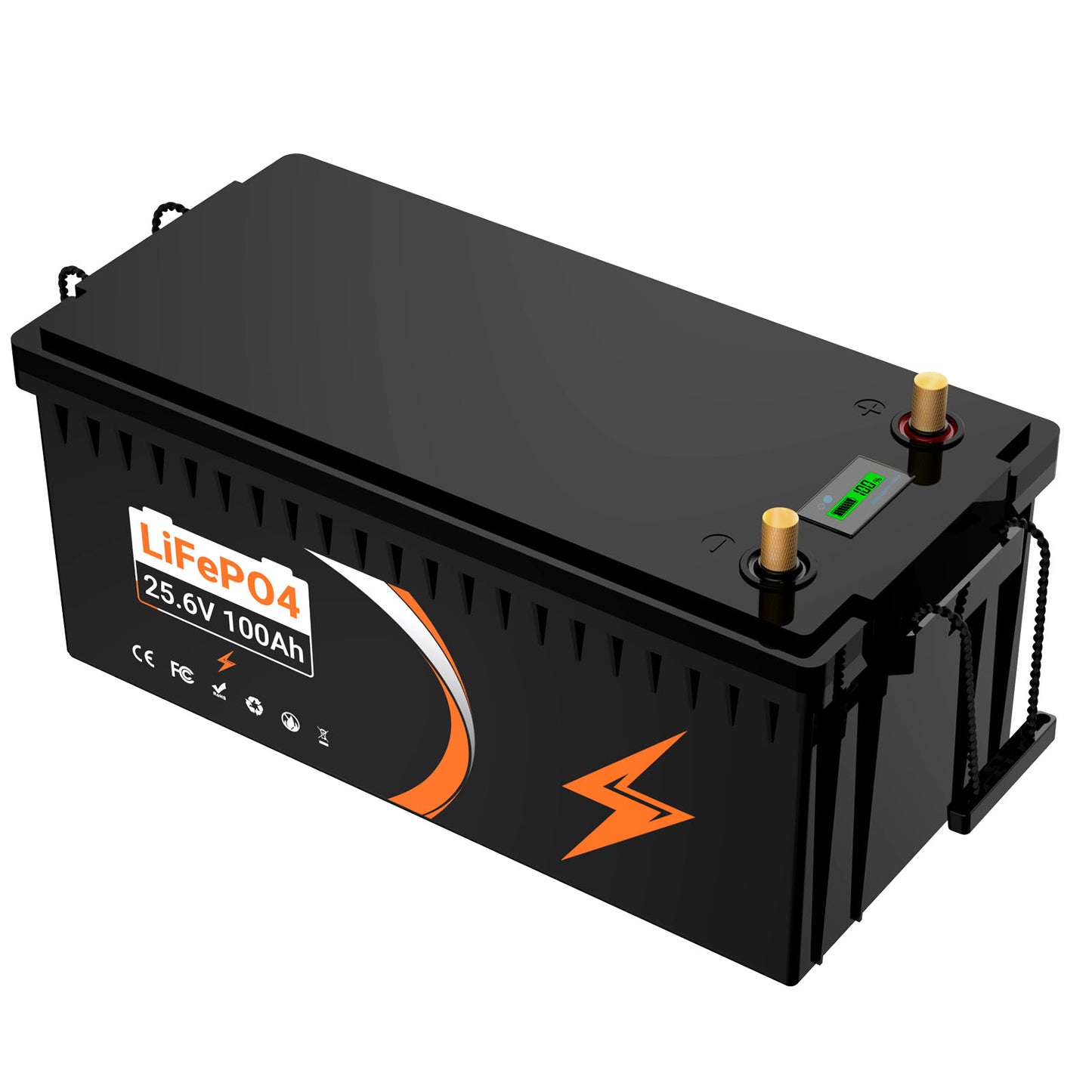 Lithium battery Pack 25.6V100AH Rechargeable Outdoor RV/Tent Truck Camper AC/DC Household Energy Storage