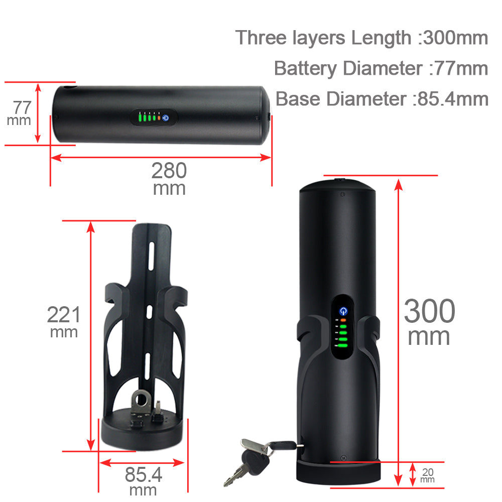 Ebike lithium battery 36V10.5AH suitable for 500W700W Motor Electric bicycle assembly