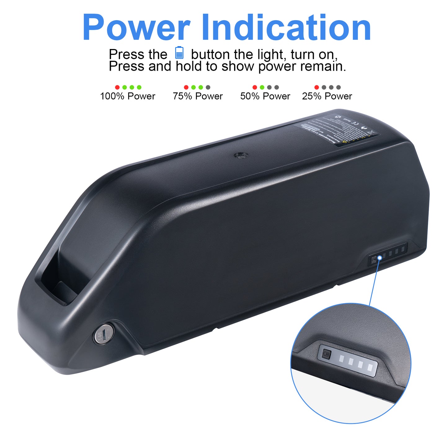 Electric bicycle Lithium Battery Pack 52V19.2AH suitable for 500-1200W Motor XP4 edition2.0