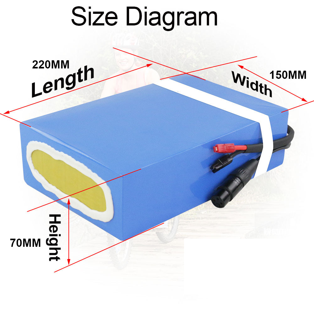 Lithium battery 36V20AH suitable for Ebikes scooter lawn mower chainsaw Li-ion Pack